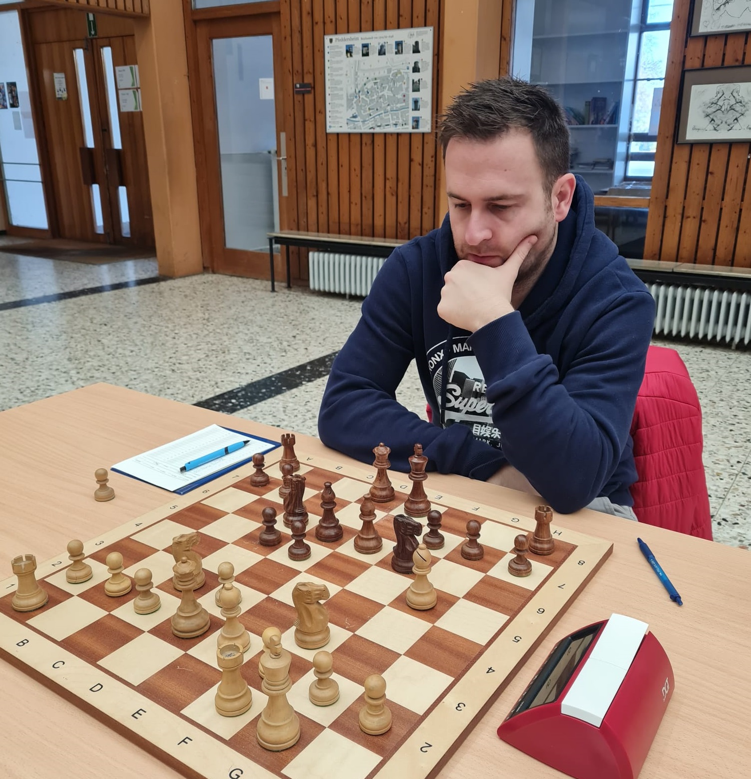 Mike Martin vom Wormser Schachverein